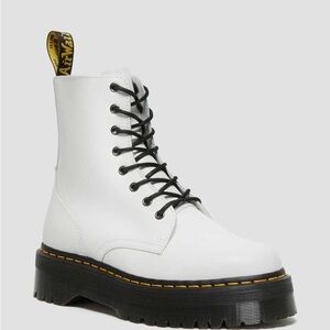 DR. MARTENS Jadon Smooth Leather Platform Boots 36